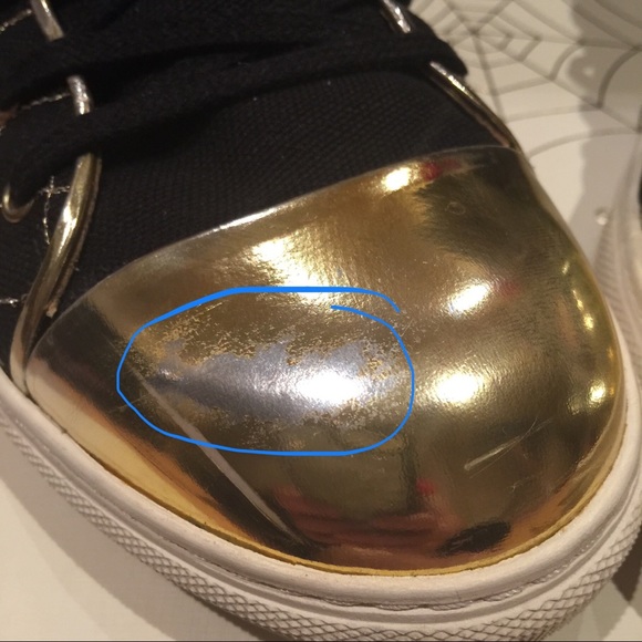 Charlotte Olympia BlackGold Web High Tops Sneakers - Picture 14 of 16